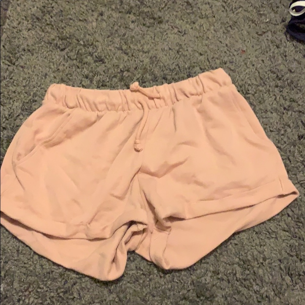 Sweat shorts.